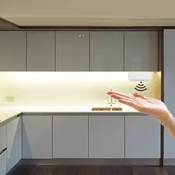 Switch for LED strip in the kitchen photo