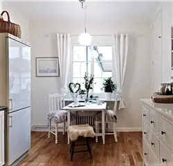 Window In The Kitchen In Scandinavian Style Photo