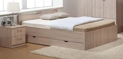 1 double bed with drawers photo