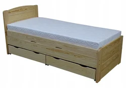 1 спальная кровать с выдвижными ящиками фото