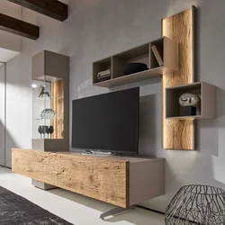 Living Room In Loft Style With TV Photo