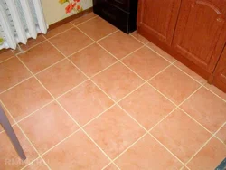 Seams On Kitchen Floor Tiles Photo