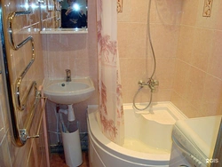 Фото ванны и туалета в кирпичных домах