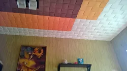 Потолочная плитка на стенах в кухне фото