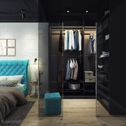 Wardrobe For Bedroom In Loft Style Photo
