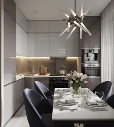 Kitchen Interior Sq M In Modern Style Photo
