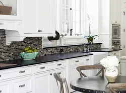 How to choose an apron for the countertop in the kitchen photo