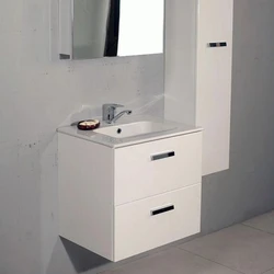 Раковинасы бар ваннаға арналған шкаф 60 см фотосурет