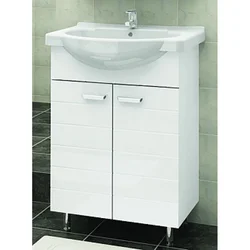 Bathroom cabinet with sink 60 cm photo