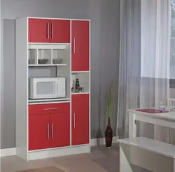Шкафы на кухню напольные высокие фото в интерьере