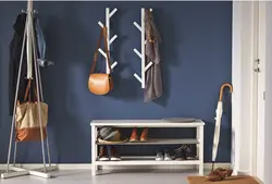 Shoe Shelves And Hangers In The Hallway Photo