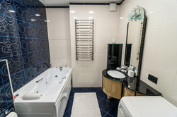 Turnkey bathroom renovation in a new building photo