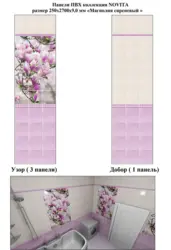Размеры пластиковых панелей для стен в ванной фото