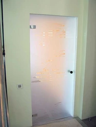 Glass Doors To The Bathroom And Toilet Photo