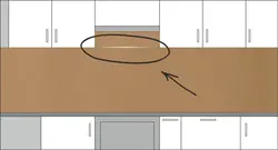 How to attach a kitchen apron from MDF photo