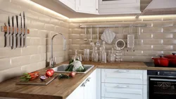 Kitchen Backsplash Tiles White With Edges Photo