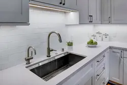 Kitchen Backsplash Tiles White With Edges Photo