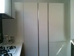 Handles for a built-in refrigerator photo if the kitchen is without handles