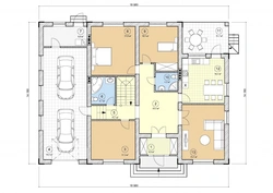 Projects of houses with two bedrooms free drawings and photos