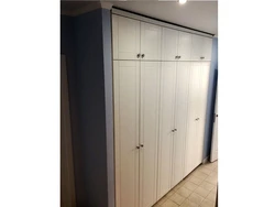 Hallway Cabinets With Hinged Doors And Mezzanines Photo