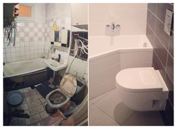 Ремонт ванны в хрущевке фото до и после 3
