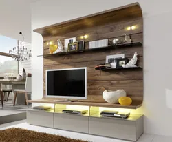 Modular living room in a modern style, full wall photo