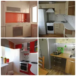 Kitchen renovation in Khrushchevka photos before and after 6 quarters
