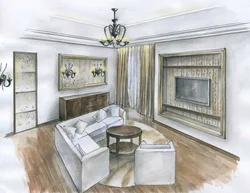 Living Room Interior Art