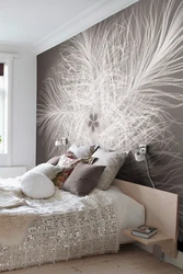 Bedroom interior dandelions