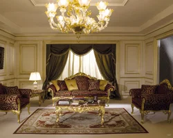 Royal living room interior