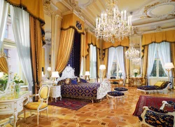 Royal living room interior