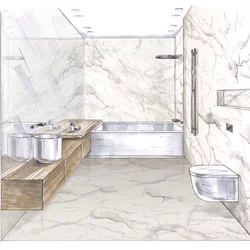 Bathroom Interior Drawn