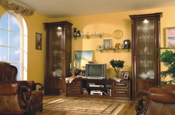 Oak Living Room Interior