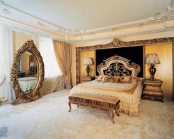 Carved bedroom interiors