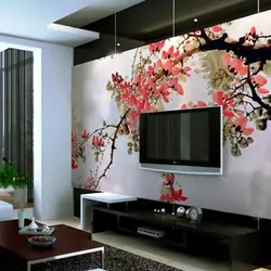 Living room interior sakura
