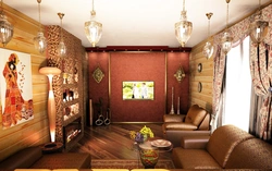 Ethno Living Room Interior