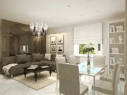 Interiors Of Living Rooms Of Townhouses