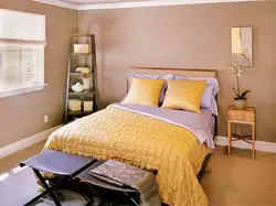 Caramel bedroom interior