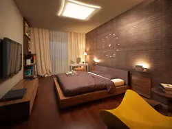 Caramel bedroom interior