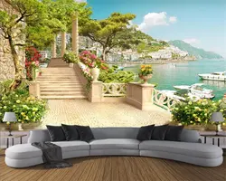 Interior living room garden