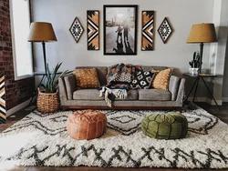 African living room interior