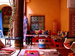 Marrakech mətbəxinin interyeri
