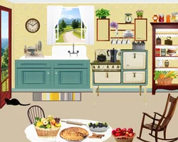 Kitchen interior toys