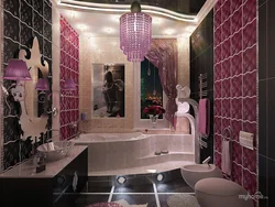 Glamor bathroom interior