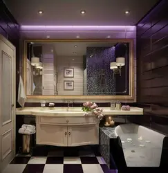 Glamor bathroom interior