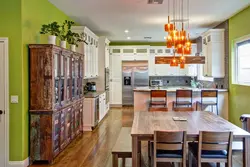 Mixed kitchen interior