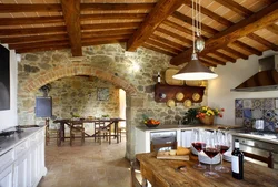 Interior tuscany kitchen