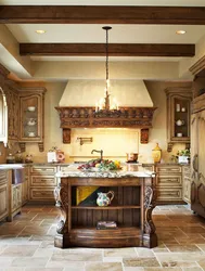 Interior tuscany kitchen