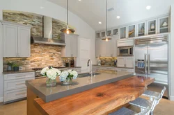 Kitchen design interior countertop