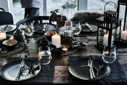 Tableware for living room interior